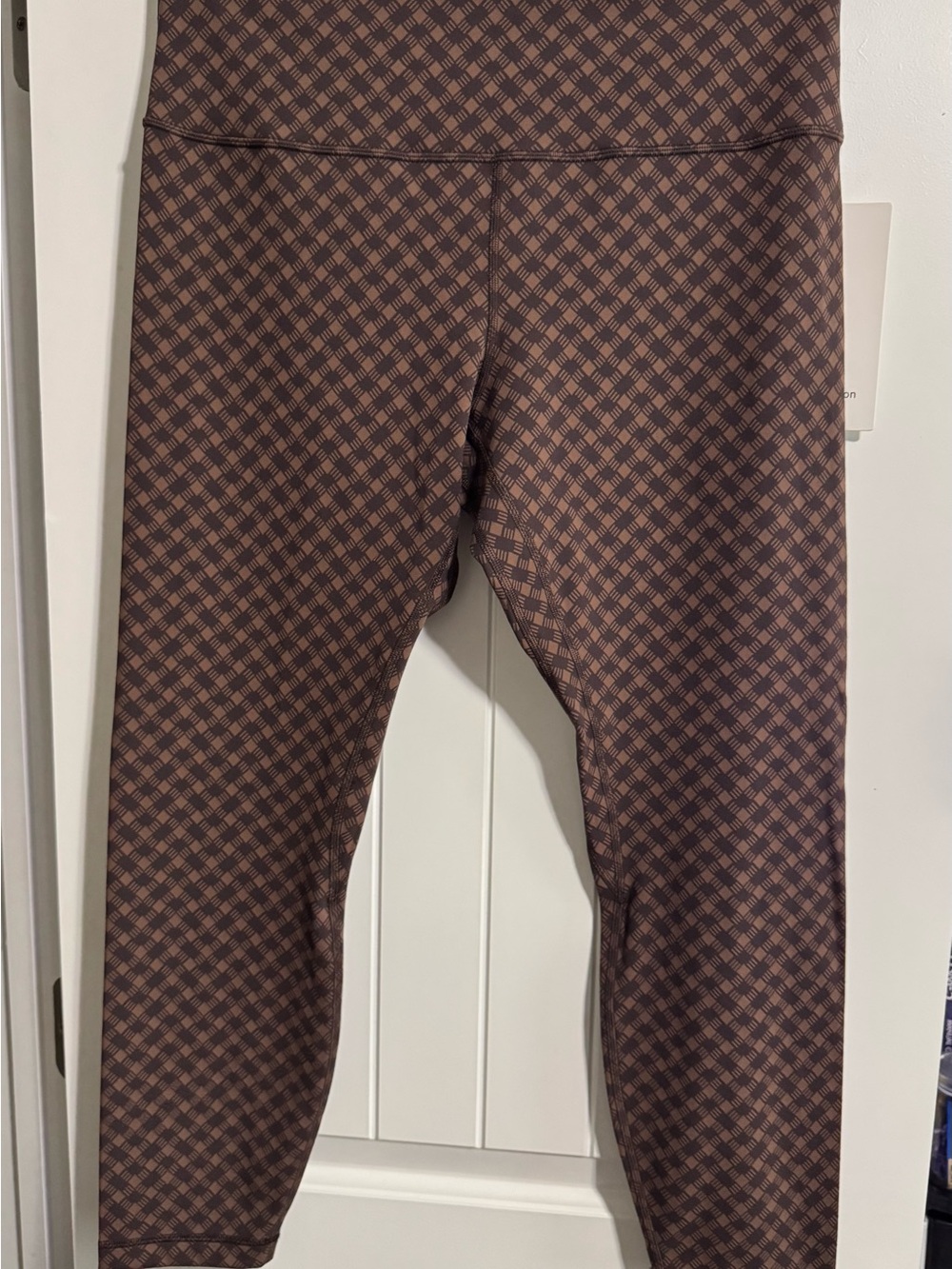 Lululemon align 25” Brown Jacquard High-Rise Leggings NWT SZ 14